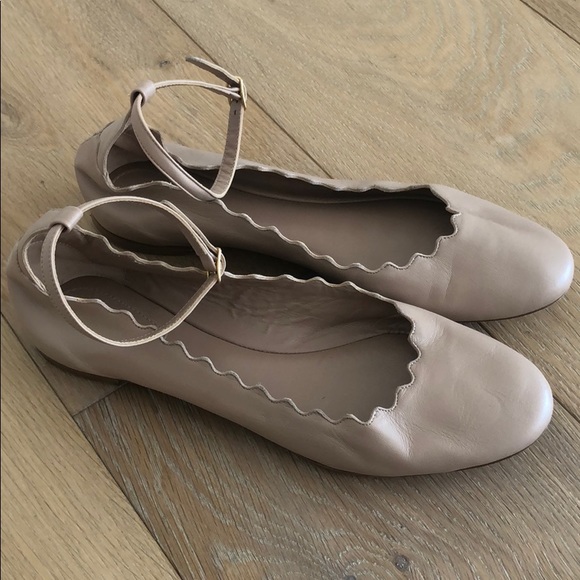 Chloe scalloped ballet flat - Picture 3 of 4